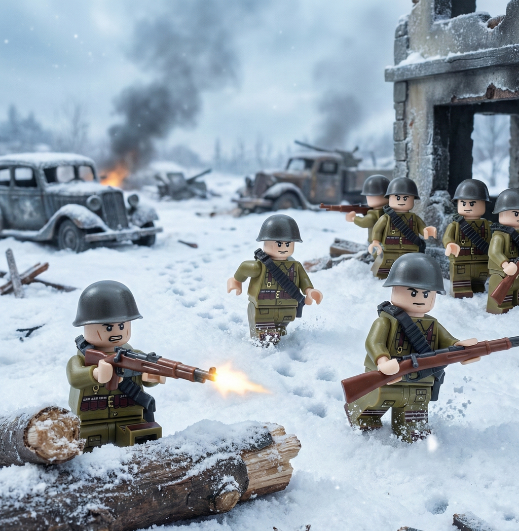 U.S.S.R. WWII Soldiers (24 Figures)