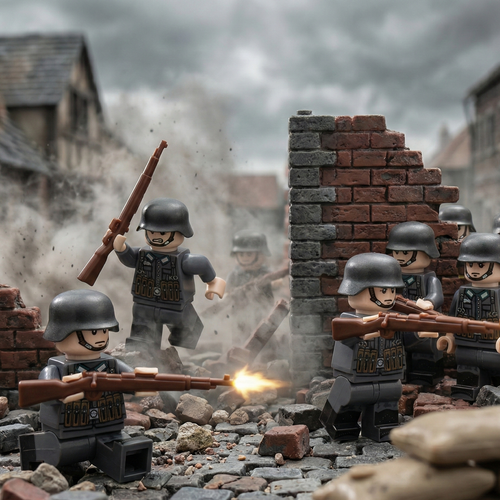 181st Infantry Division German WWII Soldiers (24 Figures)