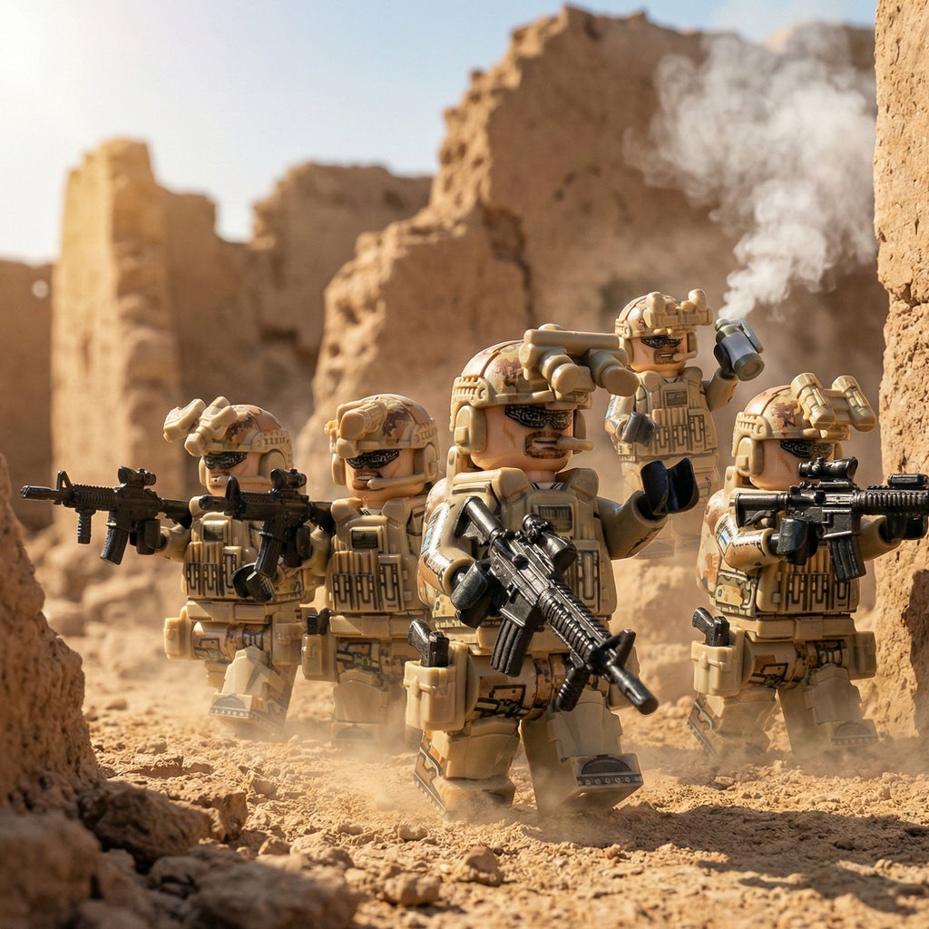 U.S. Army Special Forces Command Unit (5 Figures)