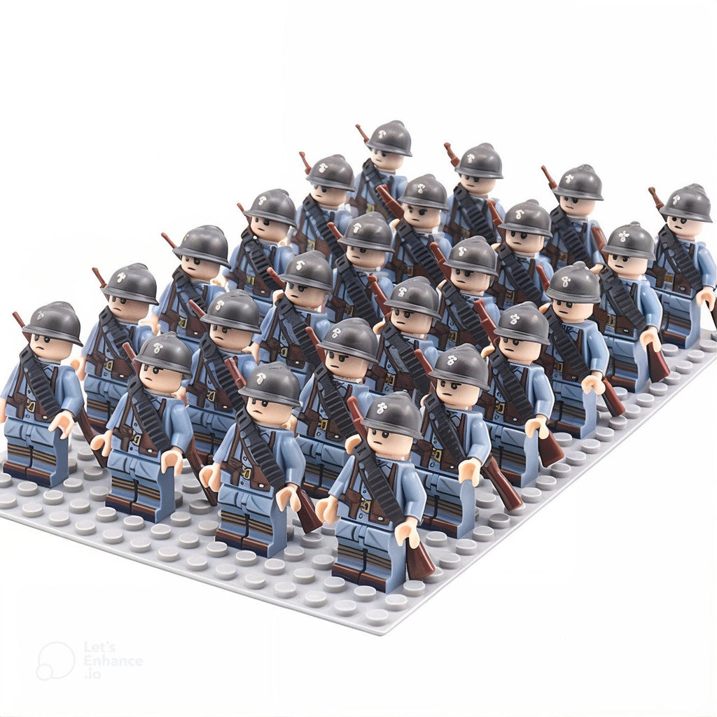 French WWII Soldiers (24 Figures)