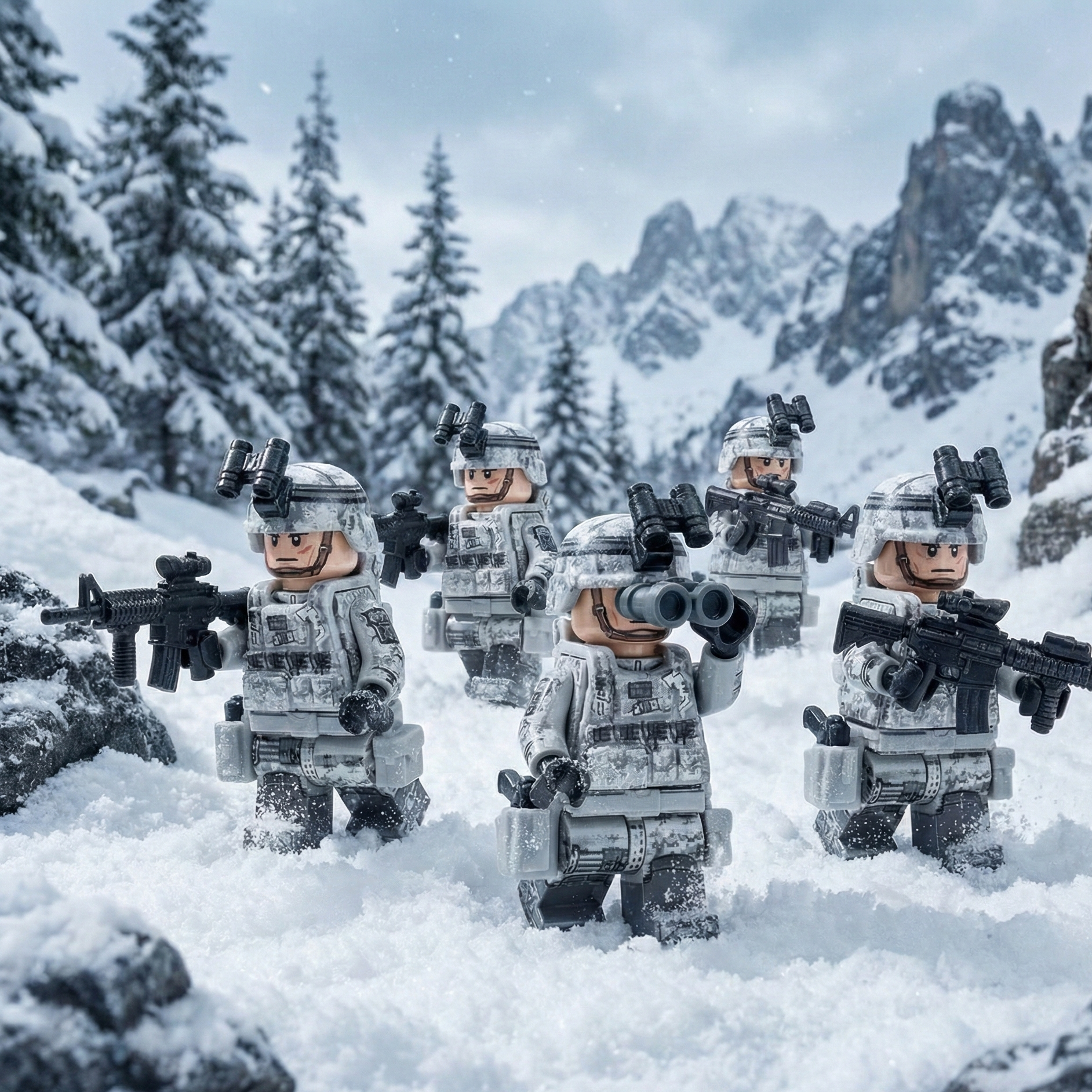 U.S. Army 10th Mountain Division (5 Figures)