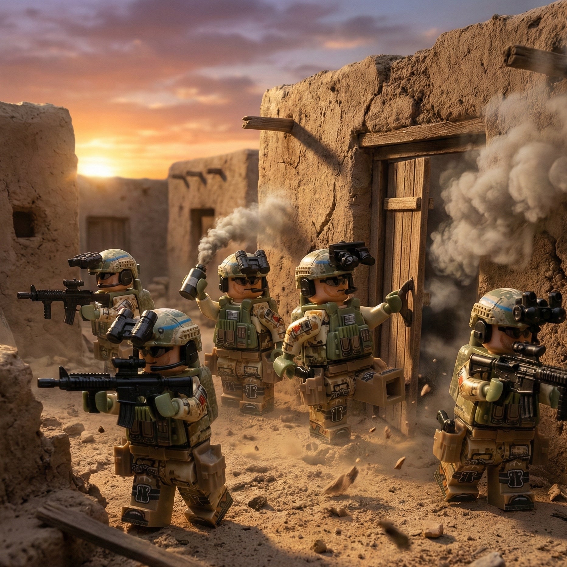 U.S. Delta Force Unit (5 Figures)