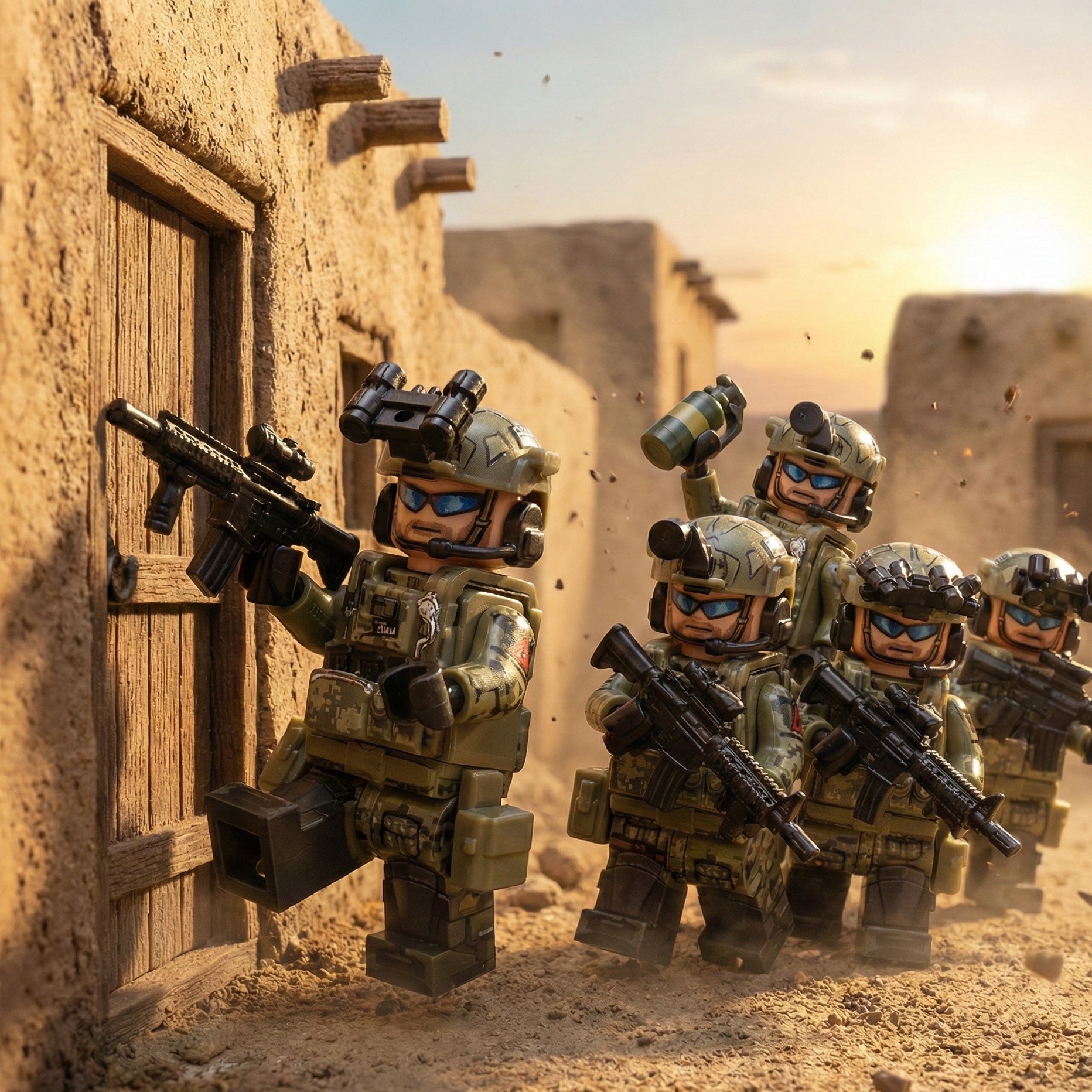 U.S. Delta Force Commandos (5 Figures)