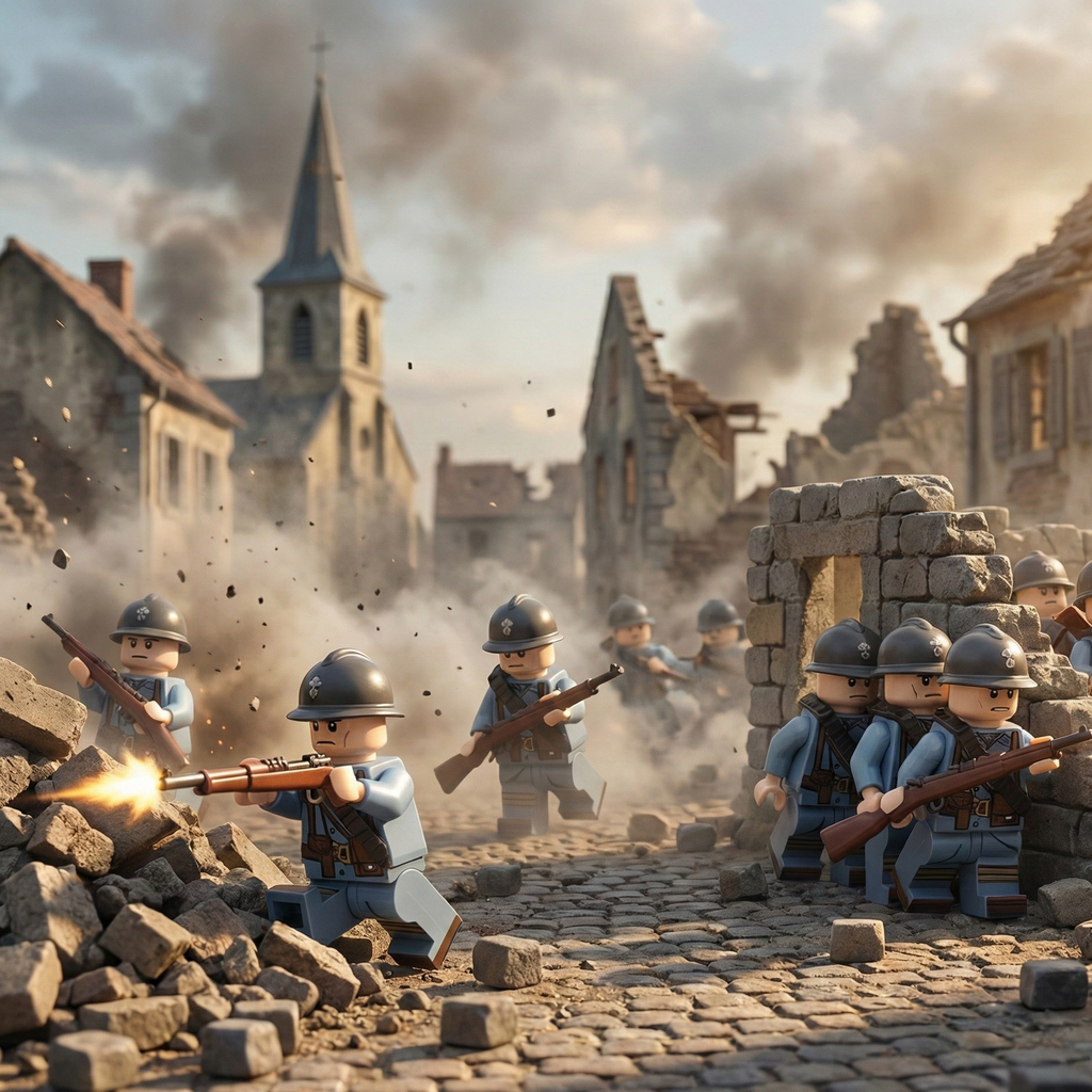 French WWII Soldiers (24 Figures)
