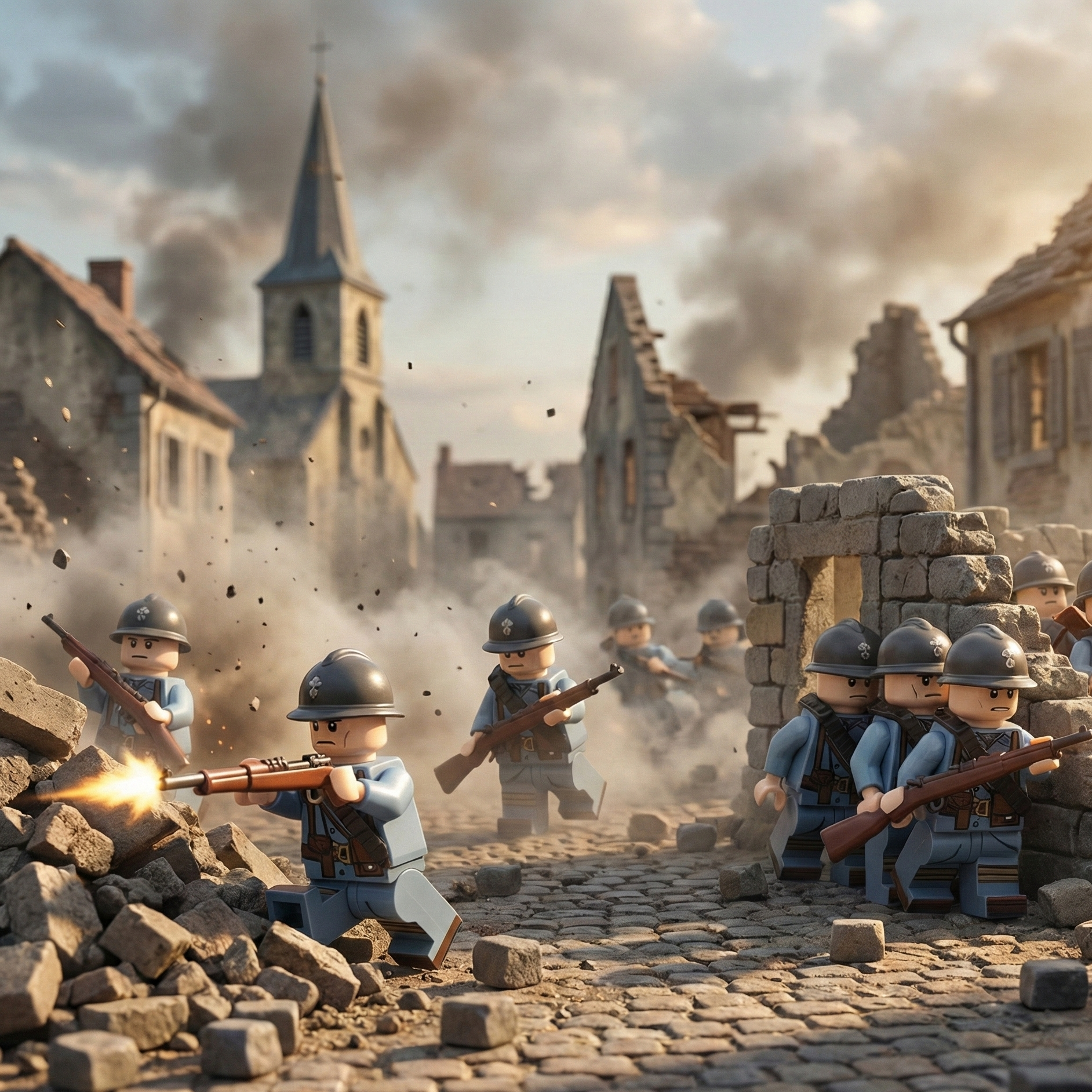 French WWII Soldiers (24 Figures)
