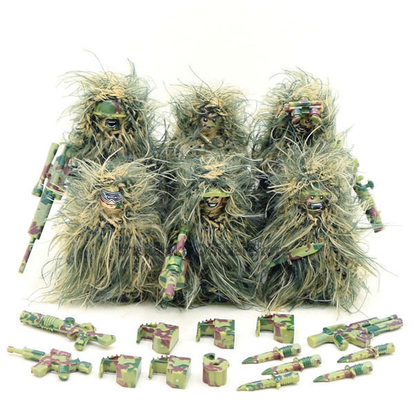 U.S. Marine Scout Snipers - Ghillie Suit Team (3 Figures)