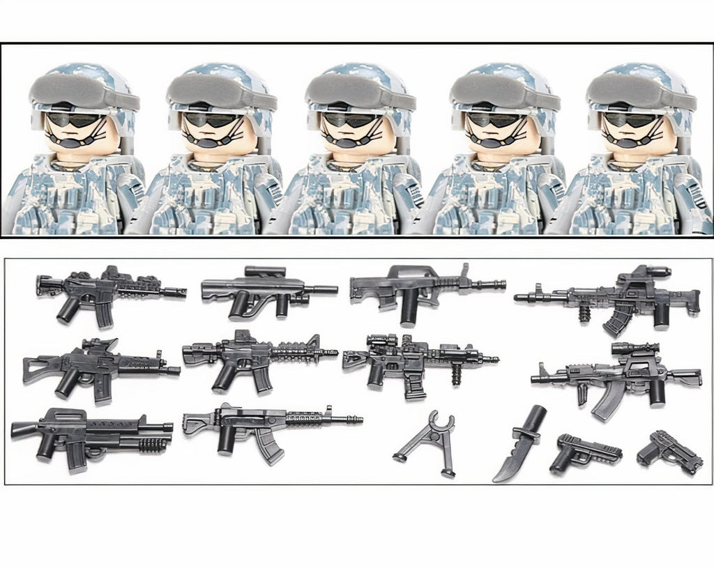 U.S. Airborne Commandos - Urban Camo (5 Figures)