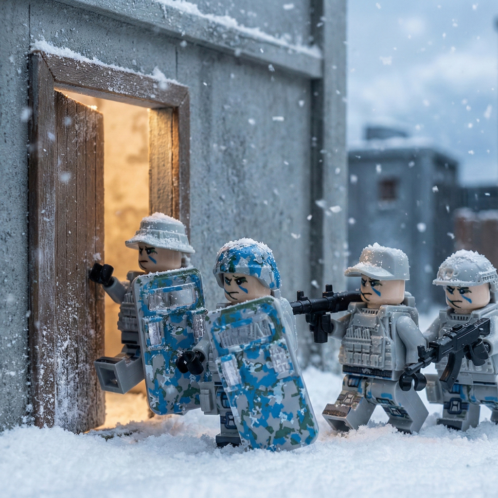SWAT Team - Winter Camo (5 Figures)
