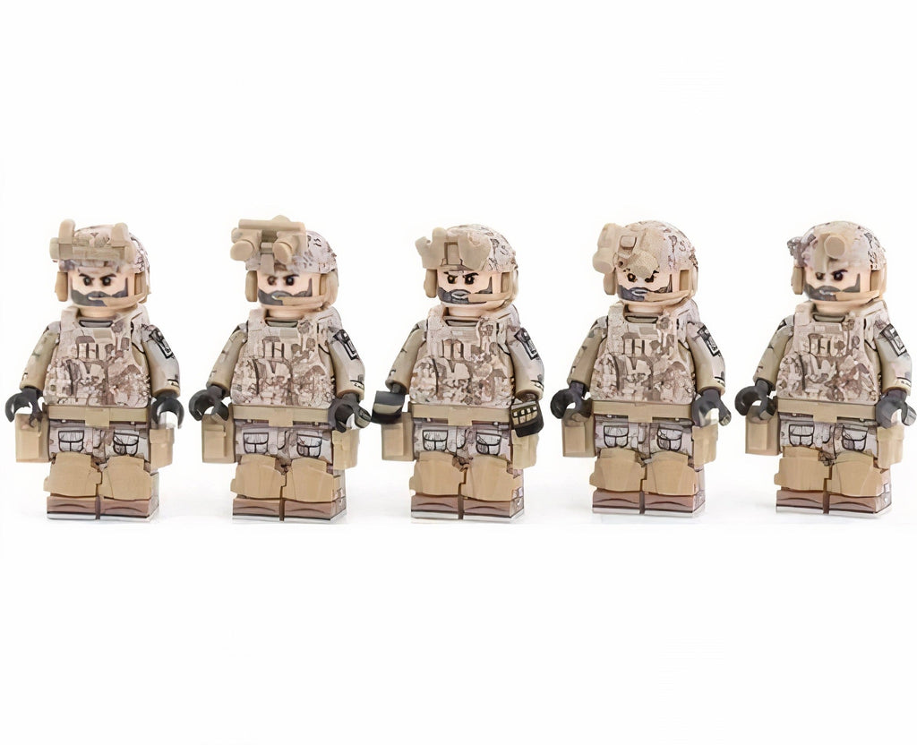 U.S. Army Rangers - Desert Camo (5 Figures)