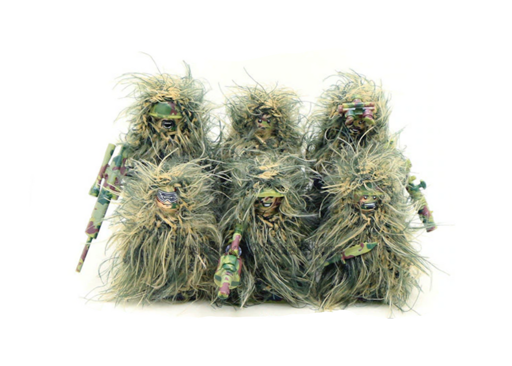 U.S. Marine Scout Snipers - Ghillie Suit Team (3 Figures)