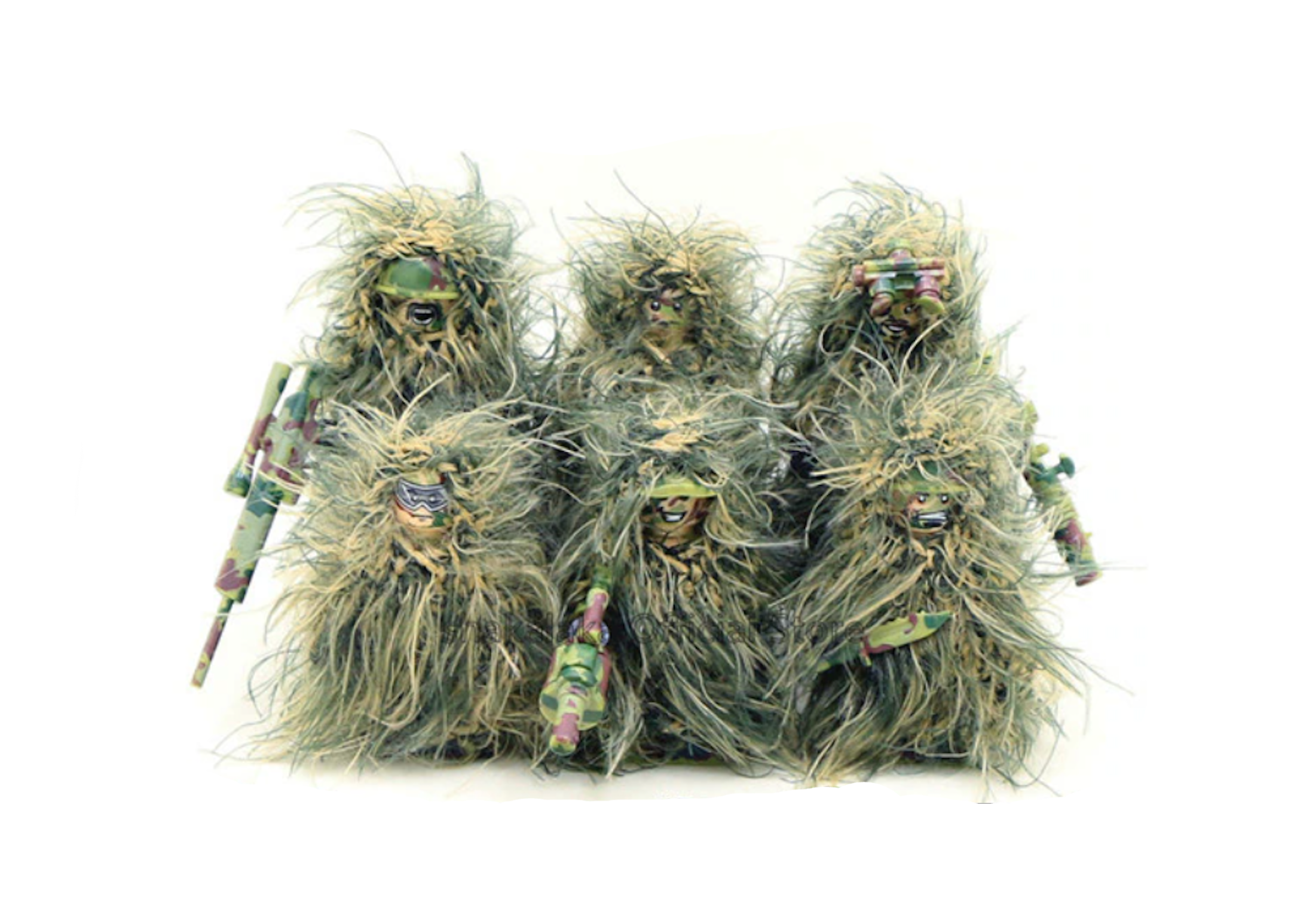 U.S. Marine Scout Snipers - Ghillie Suit Team (3 Figures)