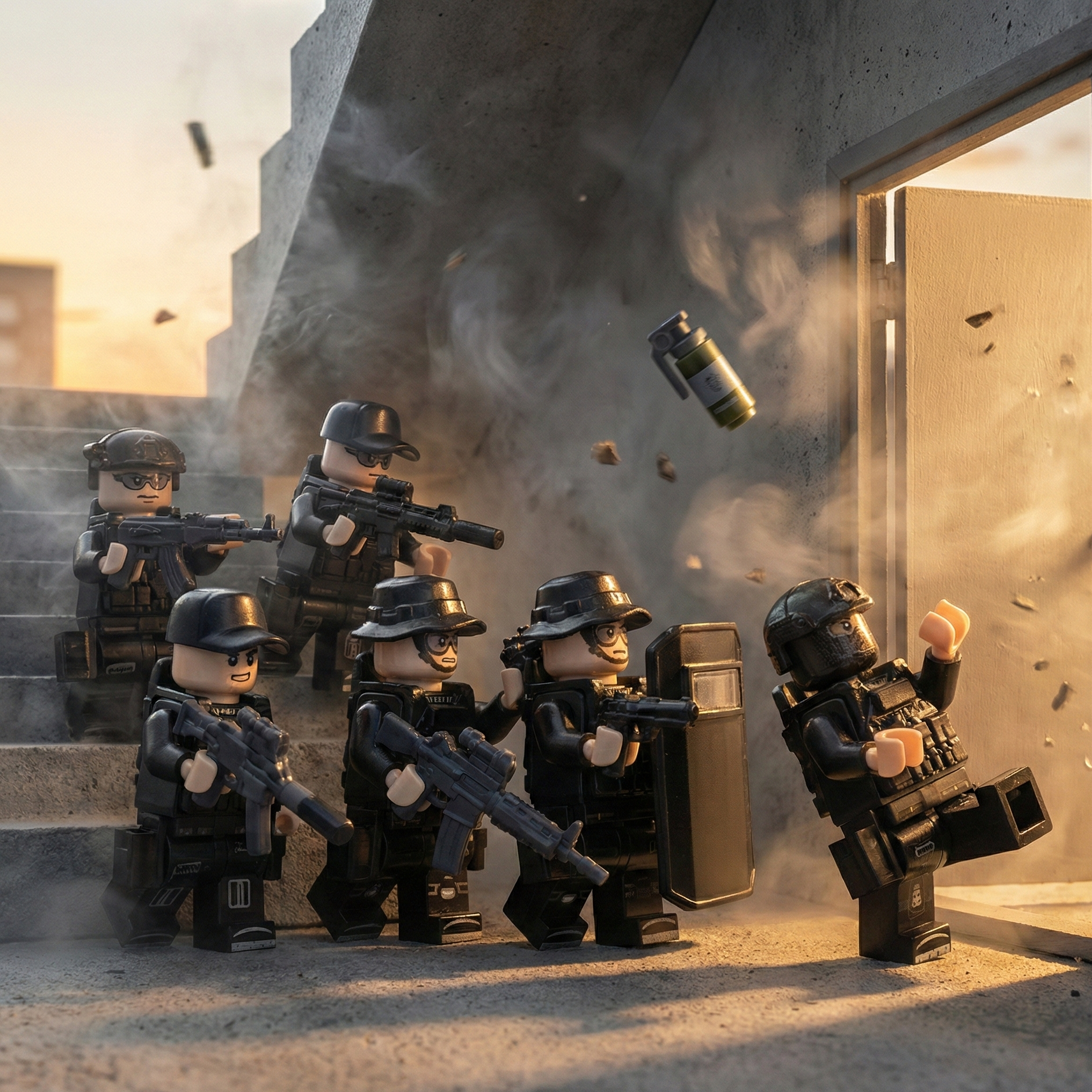 SWAT Tactical Unit (6 Figures)