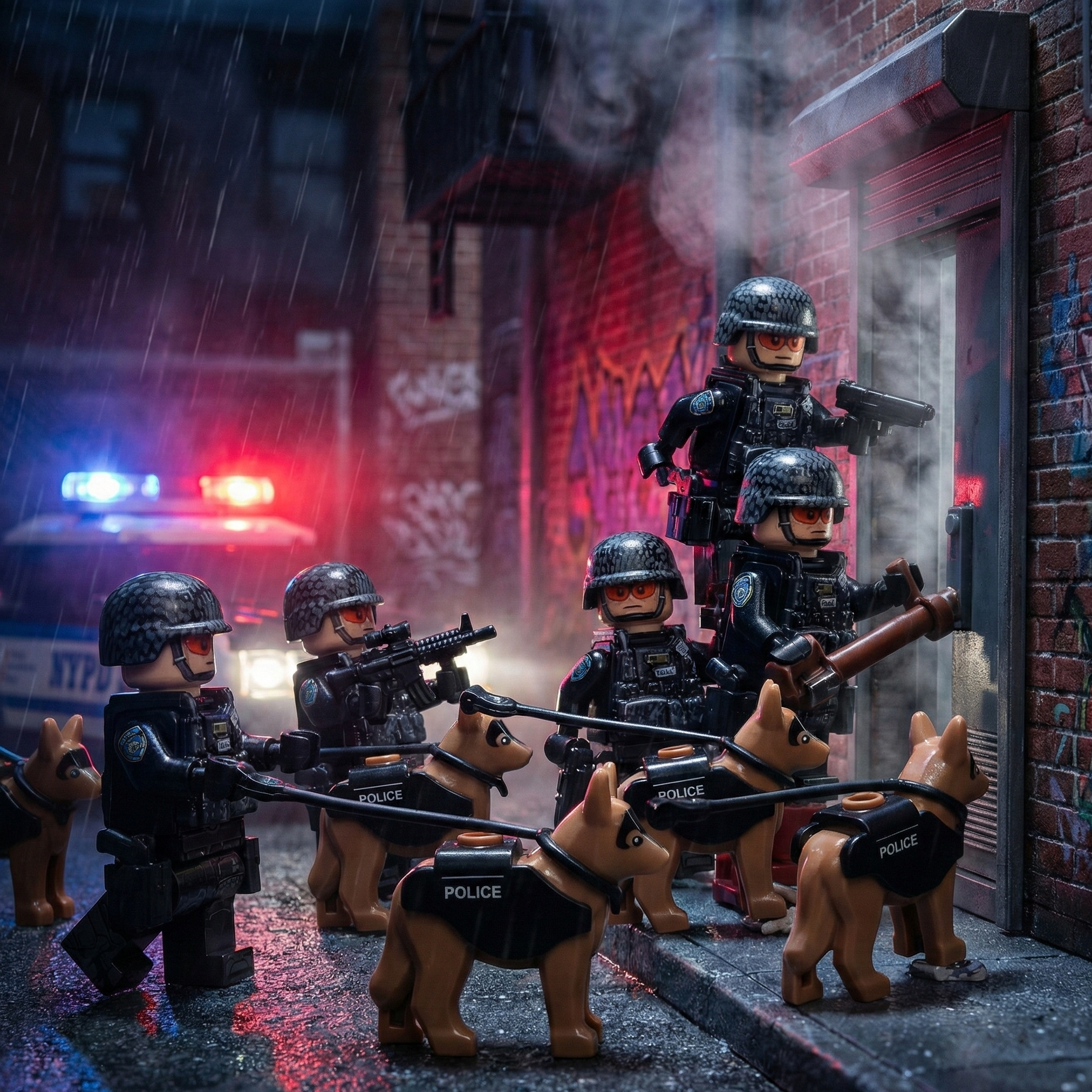 K-9 Team (5 Figures)