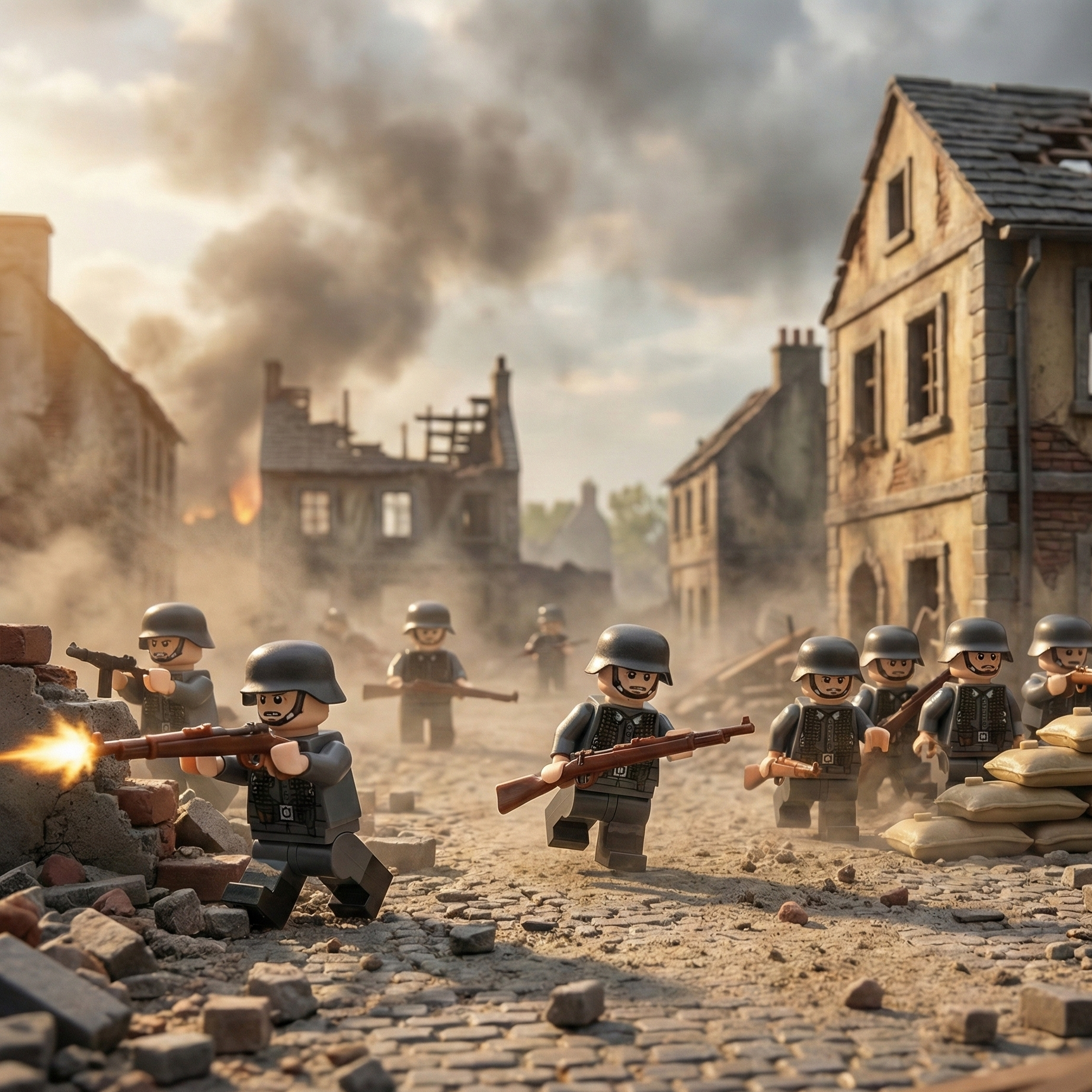 8th Infantry Division German WWII Soldiers (24 Figures)