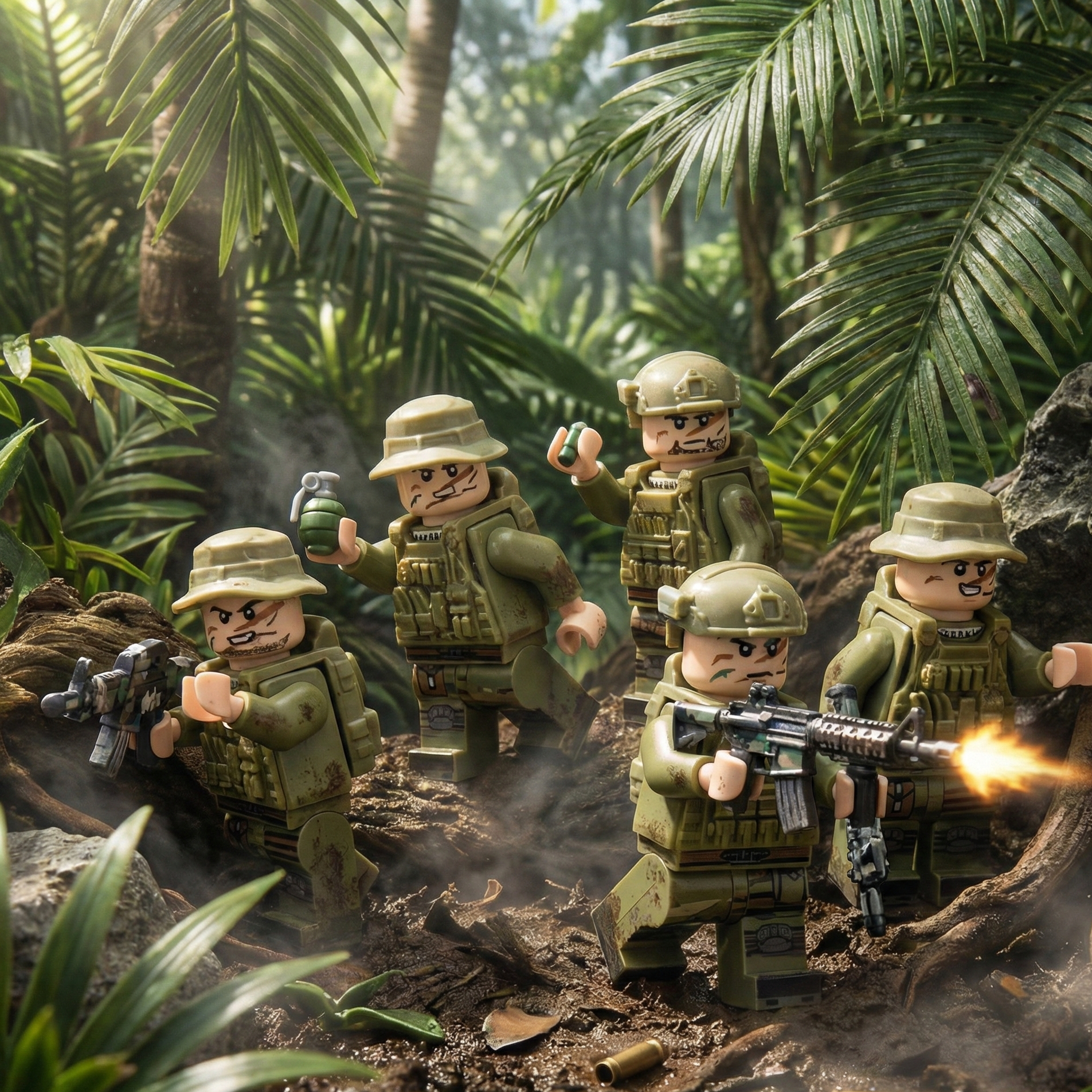 U.S. Army Green Berets (6 Figures)