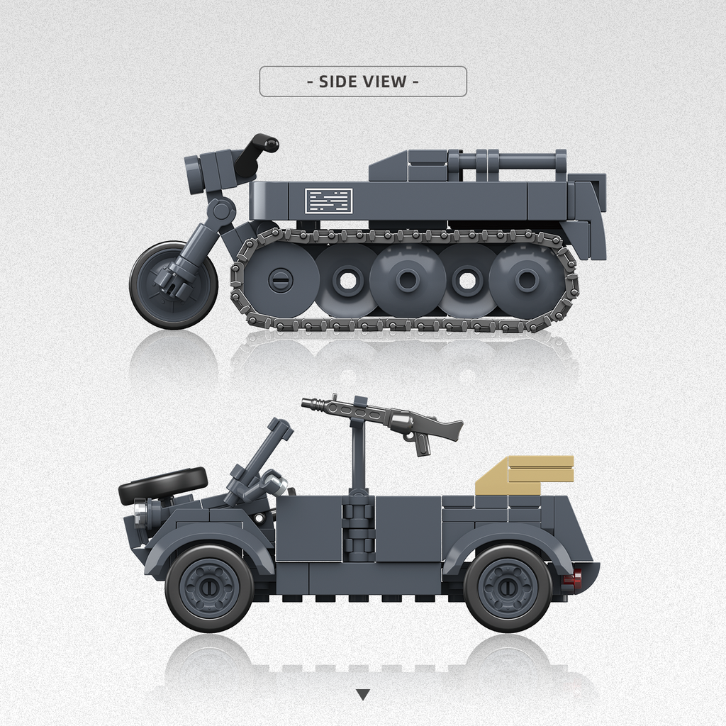 Sd.Kfz.2 Kettenkrad & Kübelwagen