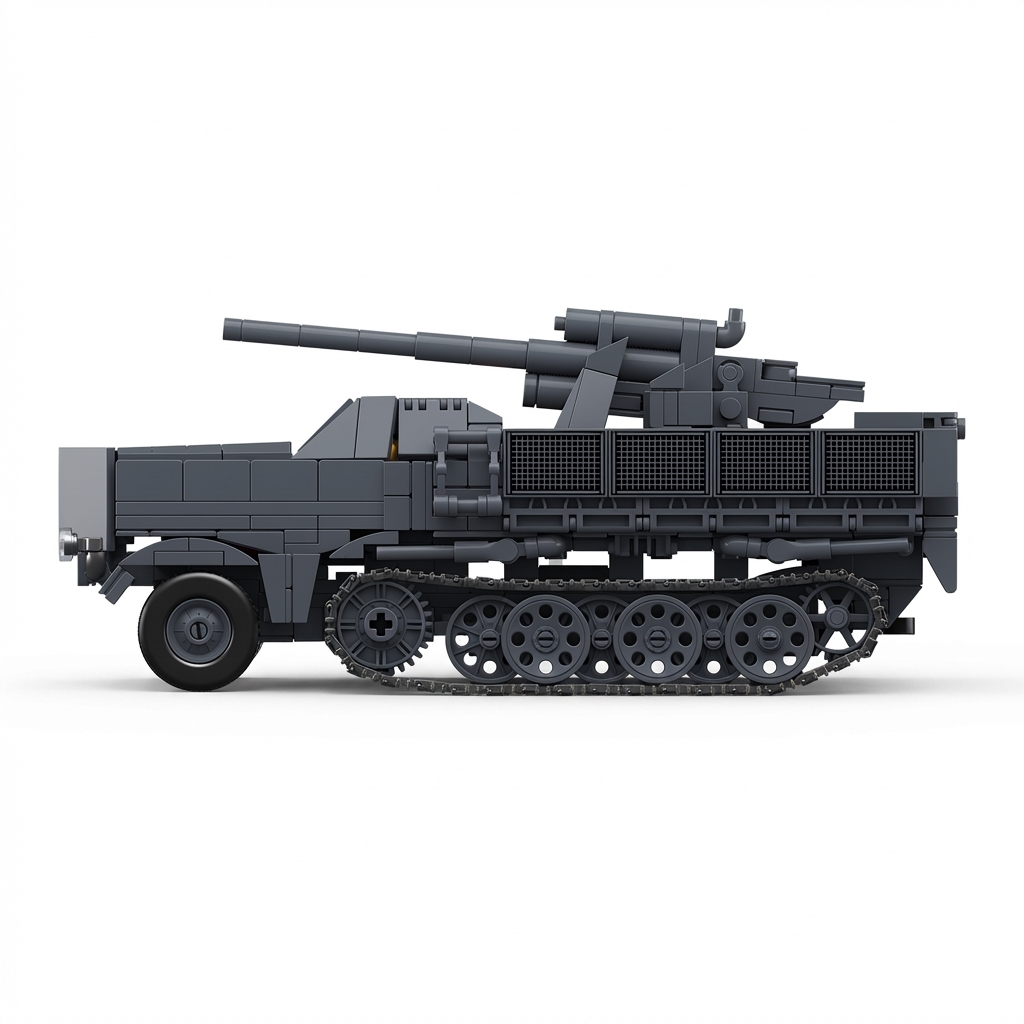 8.8cm FlaK 18 on Sd.Kfz.7